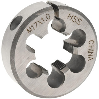Value Collection Round Die: M17x1, High Speed Steel Adjustable, Right ...