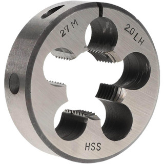 Value Collection Round Die: M27x2, High Speed Steel Adjustable, Left ...