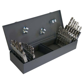 Greenfield Threading Tap & Drill Set: #6-32 to 1/2-20 Taps, 5/16 to 29/ ...