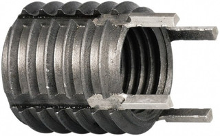Jergens Thread Locking Insert: 3/8-24 Internal Thread, 1/2-13 External ...
