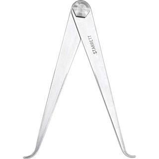 Starrett 6 Inch Leg, Firm Joint, Steel, Polished, Inside Caliper 8 Inch ...