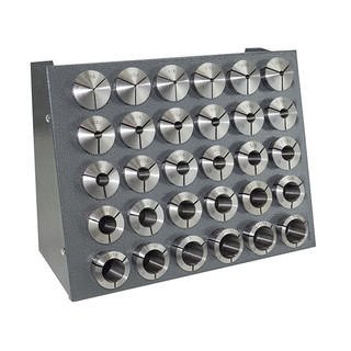 Precise 30 Piece 5C Collet Set With Rack - 3903-0030