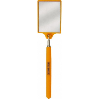 Mag-Mate Inspection Mirror: Rectangular, Glass Mirror 2-1/2