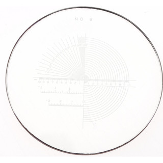 SPI 1-3/8 Inch Diameter, Optical Comparator Chart and Reticle For Use ...