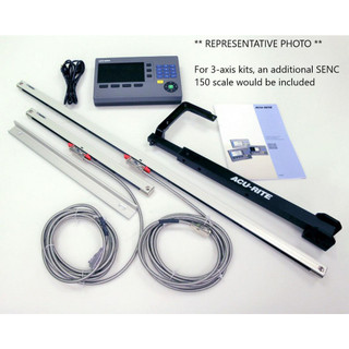 ACU-RITE Milling DRO System: 3 Axes, Glass Scale, 35