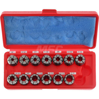Accupro Collet Set: 13 Pc, Series ER25, 1/4 to 5/8