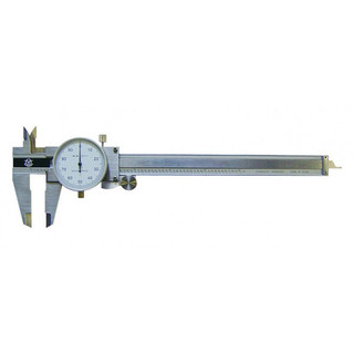 Precise Dial Caliper 0-6" White - SPT-006| Penn Tool Co., Inc