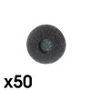 RFC-50 pack Replacement foam covers for soft hook earpieces