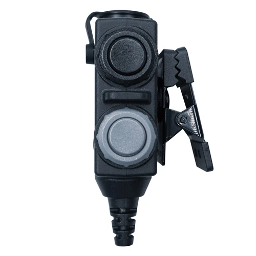 Assault-NX Dual PTT K-B Tactical Throat Mic for Baofeng