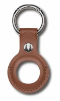 Devia AirTag Leather Keyring - Brown Devia AirTag Leather Keyring - Brown