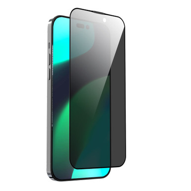 Tempered Glass Film iPhone 13 Mini Privacy Fullscreen Black