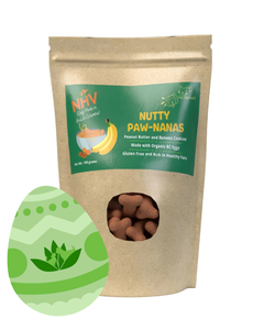 Nutty Paw-Nanas Peanut Butter Cookies for Dogs