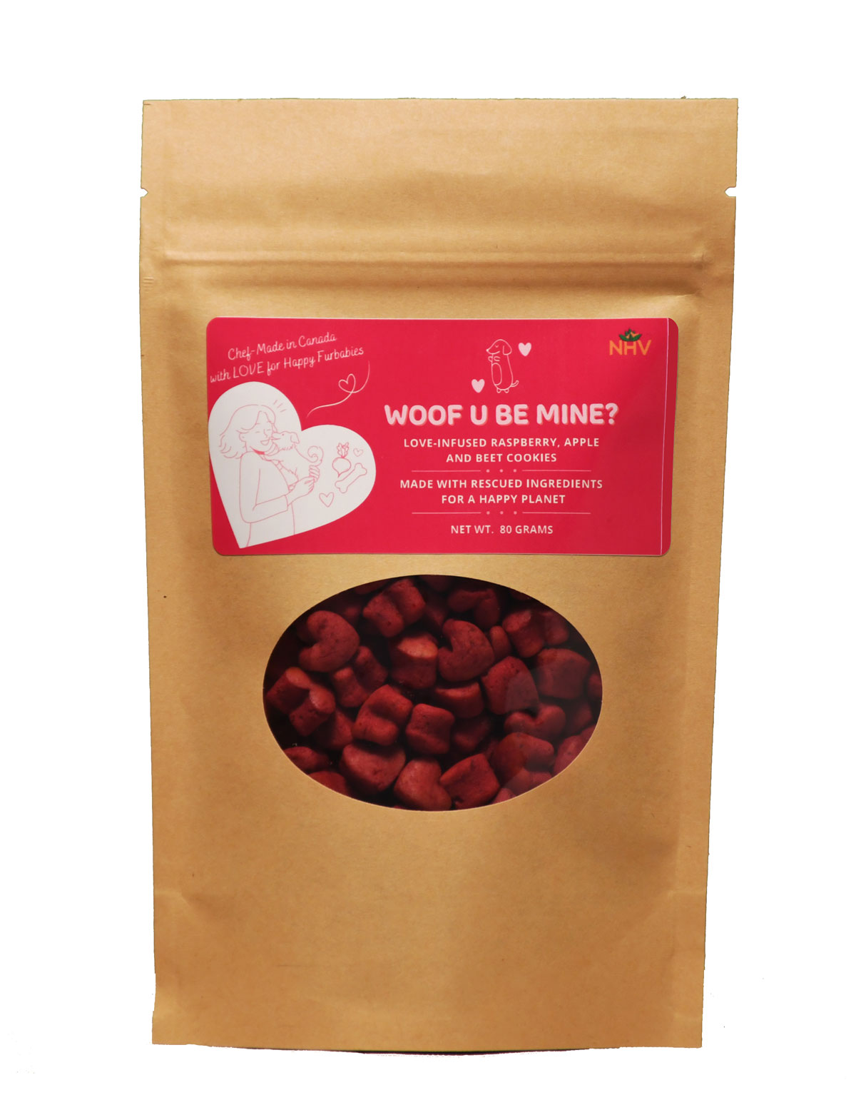 Woof U Be Mine Cookies