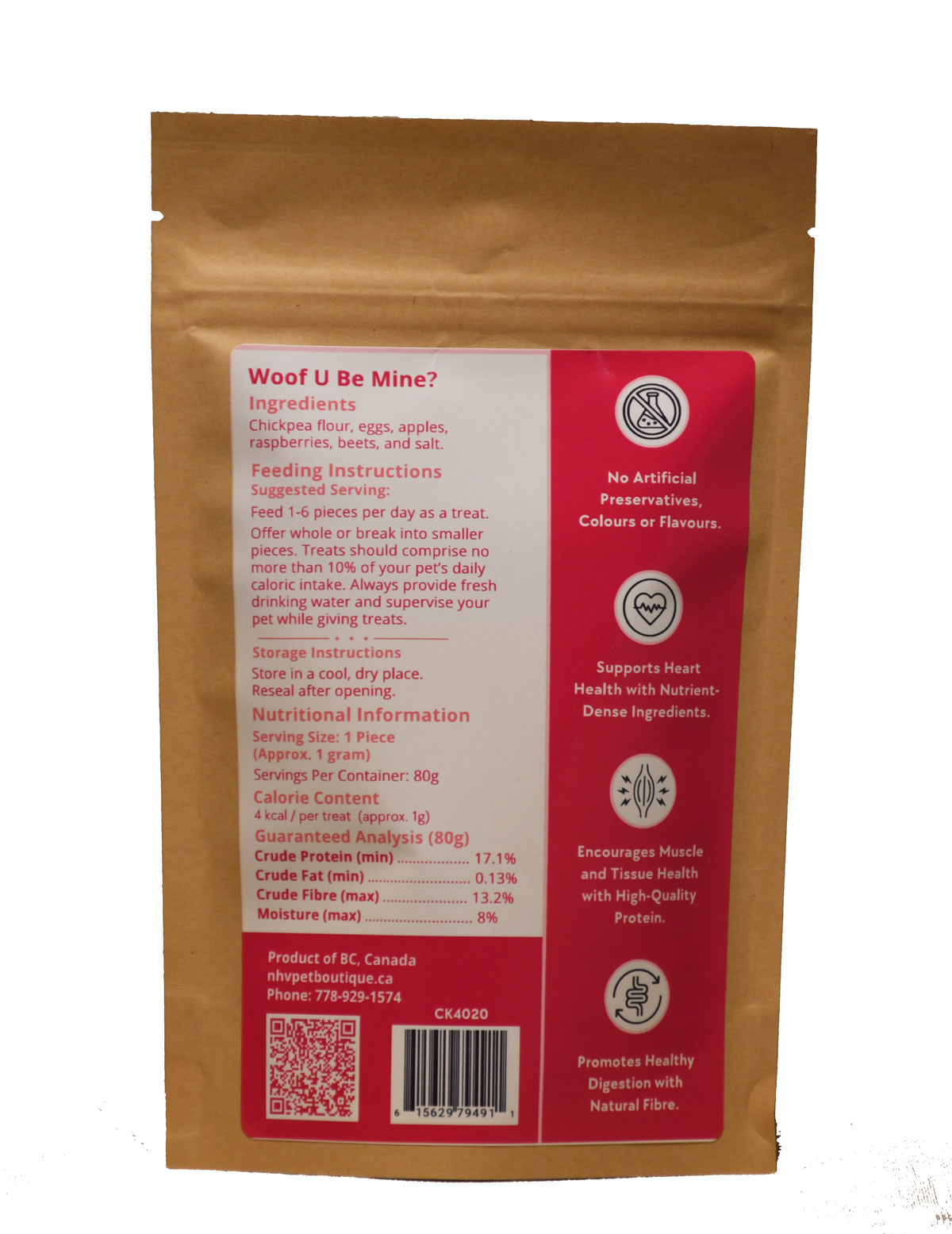 Woof U Be Mine Cookies