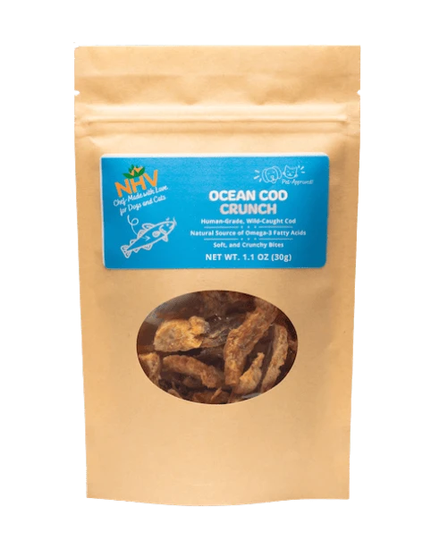 nhv ocean cod crunch for cats