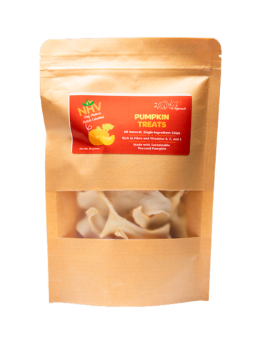 Dehydrated Pumpkin Treats for Dogs