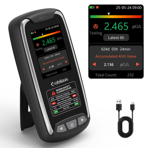 Professional Portable Radon Monitor