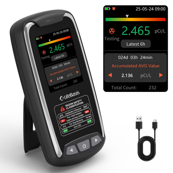 Professional Portable Radon Monitor