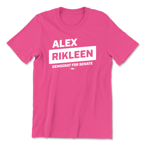 Wear Pink! Rikleen for Senate Logo T-Shirt Wear Pink! Rikleen for Senate Logo T-Shirt