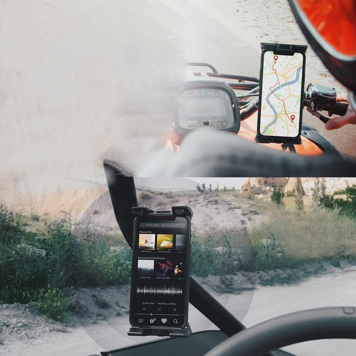 KEMIMOTO UTV X3 Phone Mount Cell Phone Holder For Can-Am Maverick X3 2017-2025 - Foto 8