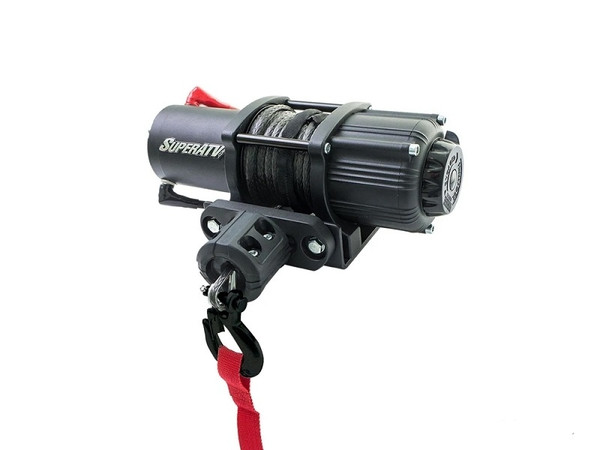 Can-Am Maverick X3 / X3 MAX 3500 Lb. Black Ops Synthetic Rope Winch by SuperATV WN-3500-EMX