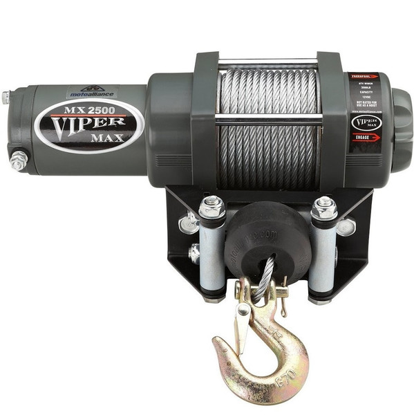 Can-Am Maverick X3 / X3 MAX 1/4" Synthetic Cable Max 5000 lb. Winch by Viper MX5000_BK-EMX