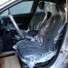 Disposable plastic car seat cover