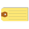 Yellow paper key tags