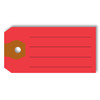 Red paper key tags