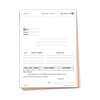 Parts order form displays car parts on special order for customer vehicle. Carbonless 4-part paper for customer copy, store record, etc.