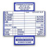 Spot Check Service Record Card personalized with company information. Displays date, services performed, and when next service is due.