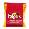 Folgers Classic Roast ground coffee portion pack, 1.5 oz packet