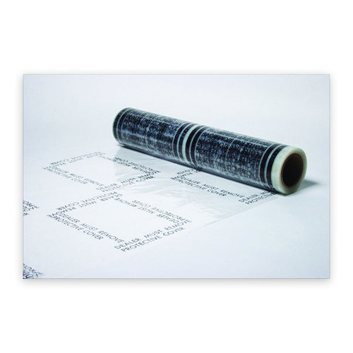 Clear plastic auto adhesive floor mat