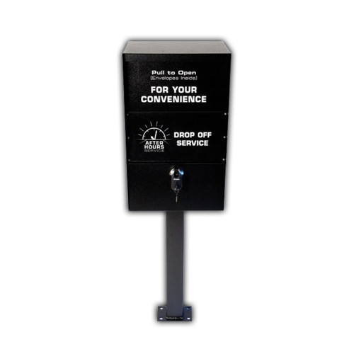 Free standing automotive after hours key drop box