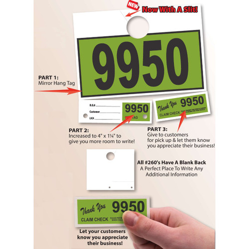 Service Department Hang Tag by Versa Tag