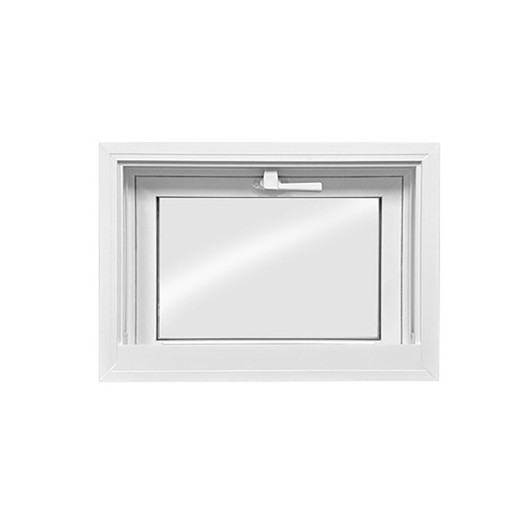 United Window & Door 7400 Series White Vinyl Hopper Window