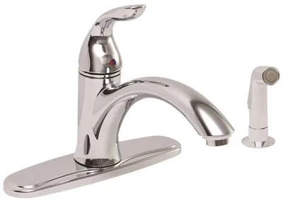 3552567 - PREMIER® WATERFRONT™ KITCHEN FAUCET WITH SINGLE HANDLE AND SIDE SPRAY, CHROME, LEAD FREE