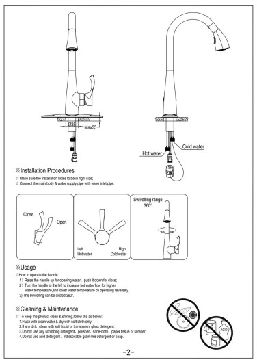 KF110-CH Chatham Single Handle With Two Function Pull Down Sprayer Three Hole With Optional Cover Plate Kitchen Faucet