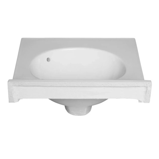 MT1917W - CULTURED MARBLE VANITY TOP (WHITE)