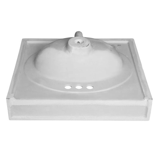 MT2522W - CULTURED MARBLE VANITY TOP (WHITE)