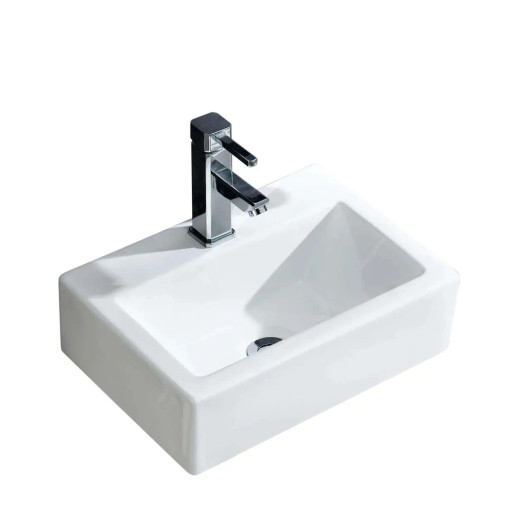 CT3519W8 - 35 X 19 FASHION WIDE VESSEL WHITE