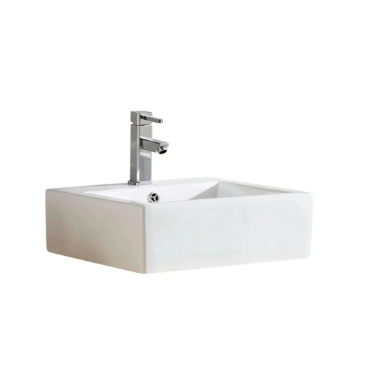 VE1818W -VESSELS - VESSEL 18 X 18 WHITE