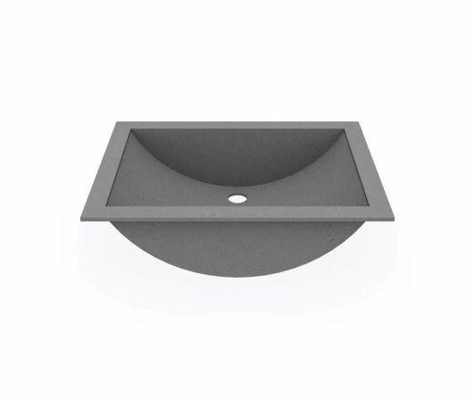 UC-1913 (ARCTIC GRANITE) - SWANSTONE UNDERMOUNT RECTANGLE BOWL LAVATORY SINK