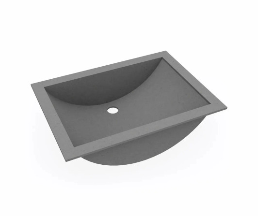 UC-1913 (ARCTIC GRANITE) - SWANSTONE UNDERMOUNT RECTANGLE BOWL LAVATORY SINK