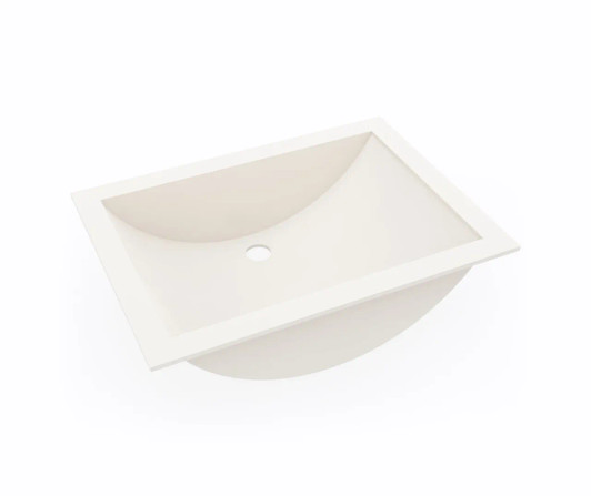 UC-1913 (BISQUE) - SWANSTONE UNDERMOUNT RECTANGLE BOWL LAVATORY SINK