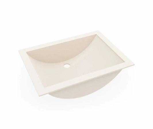 UC-1913 (TAHITI WHITE) - SWANSTONE UNDERMOUNT RECTANGLE BOWL LAVATORY SINK