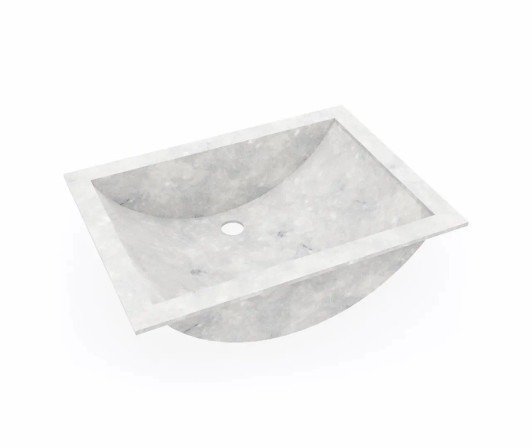 UL-1913 (ICE) - SWANSTONE UNDERMOUNT LARGE OVAL BOWL LAVATORY SINK