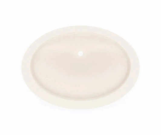ULAD-1913 (TAHITI WHITE) - SWANSTONE UNDERMOUNT ADA LARGE OVAL BOWL LAVATORY SINK