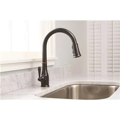 3585656 - Premier Muir Single Handle Pull down Sprayer Kitchen faucet