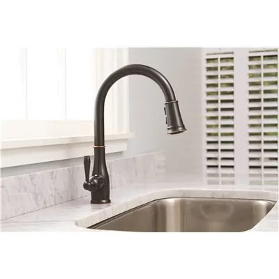 3585656 - Premier Muir Single Handle Pull down Sprayer Kitchen faucet